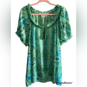 St. John’s Bay Green Blouse